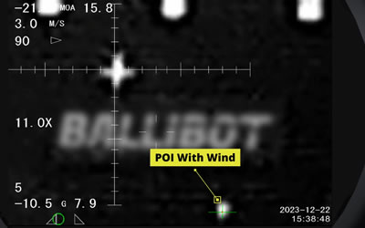 Dynamic Ballistic Reticle